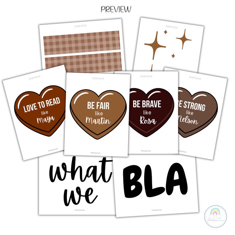 Black History Month Bulletin Board Kit Motivation Classroom Decor ...