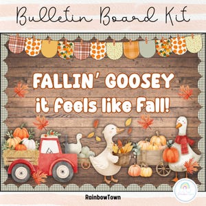 Pinnwand Herbst Gans Herbst Klassenzimmer Dekor Printable