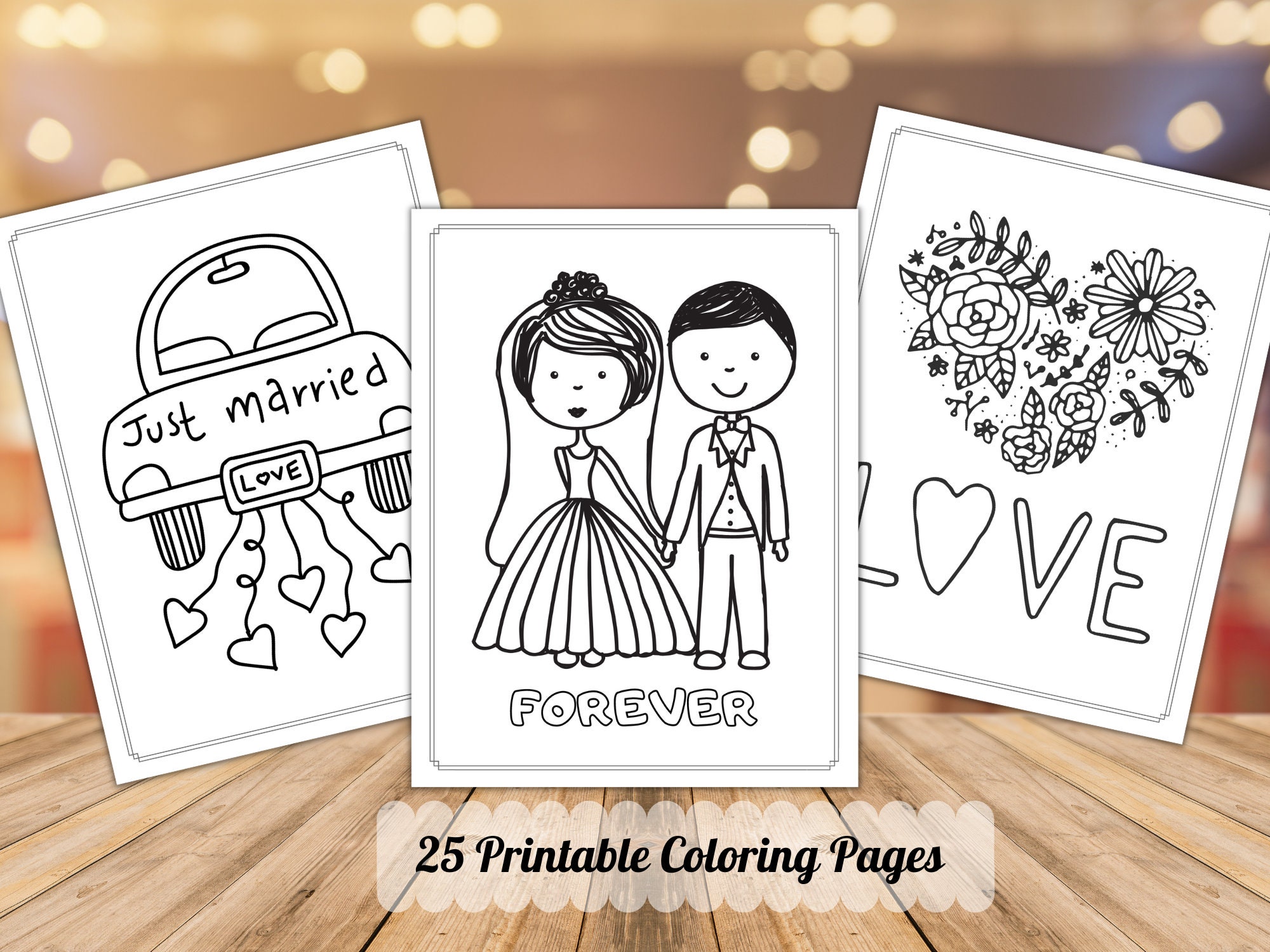 kids-wedding-coloring-pages-printable-coloring-sheet-instant-download-etsy
