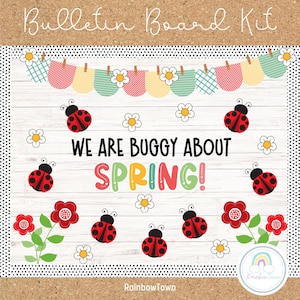 Spring Bulletin Board Kindness Bulletin Board April Classroom Decor Printable