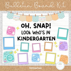 Back to School Polaroid Bulletin Board Kit Welcome Back Classroom Decor Printable