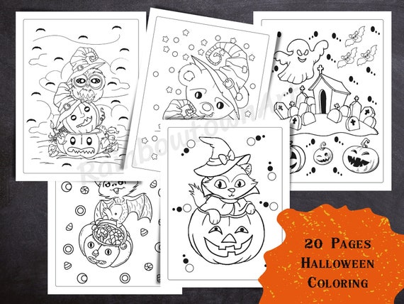 20 Halloween Coloring Pages Printable Halloween Coloring Pages