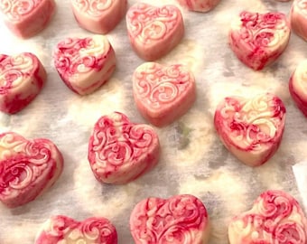 Colored Handmade Almond Marzipan Vegan Gluten Free. Desserts for Showers, Favors, & Weddings , Valentine Day.