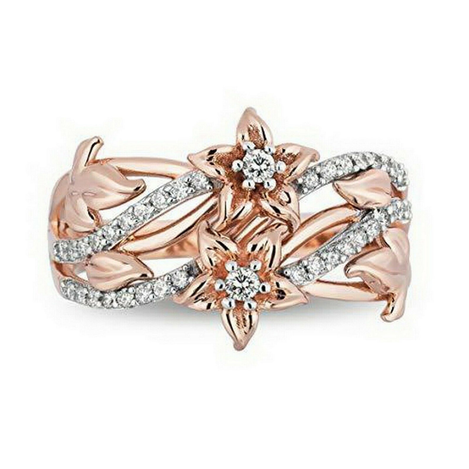 Enchanted Disney Rapunzel Ring Flower Ring Engagement Ring 925 Etsy
