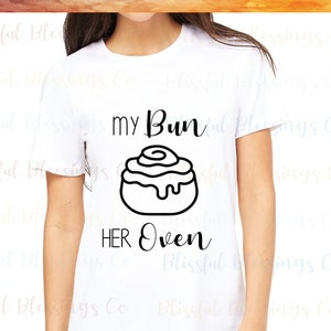 My Bun Her Oven SVG PNG Digital Download