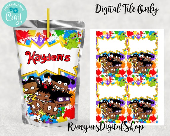 African American Rugrats Rugrats Rugrats Juice Pouch Label Capri Sun ...