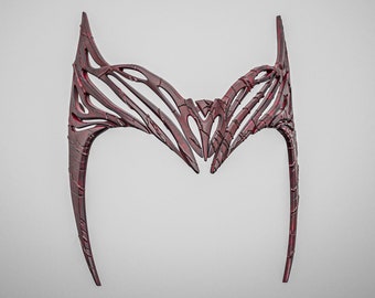 Scarlet Madness Headpiece - 3D Printable STL Model (DlGlTAL DOWNLOAD)