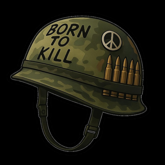 full metal jacket motorcycle helmet HJC i11 Acid Skull Face Shields (Clear Full Metal Jacket Helmet-Vinyl Sticker