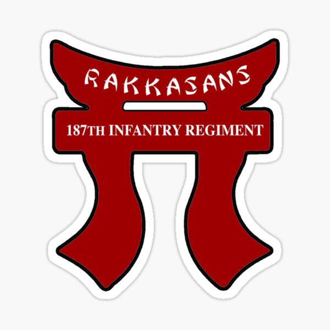 Rakkasans Lettering 187th Rakkasans-vinyl Sticker - Etsy