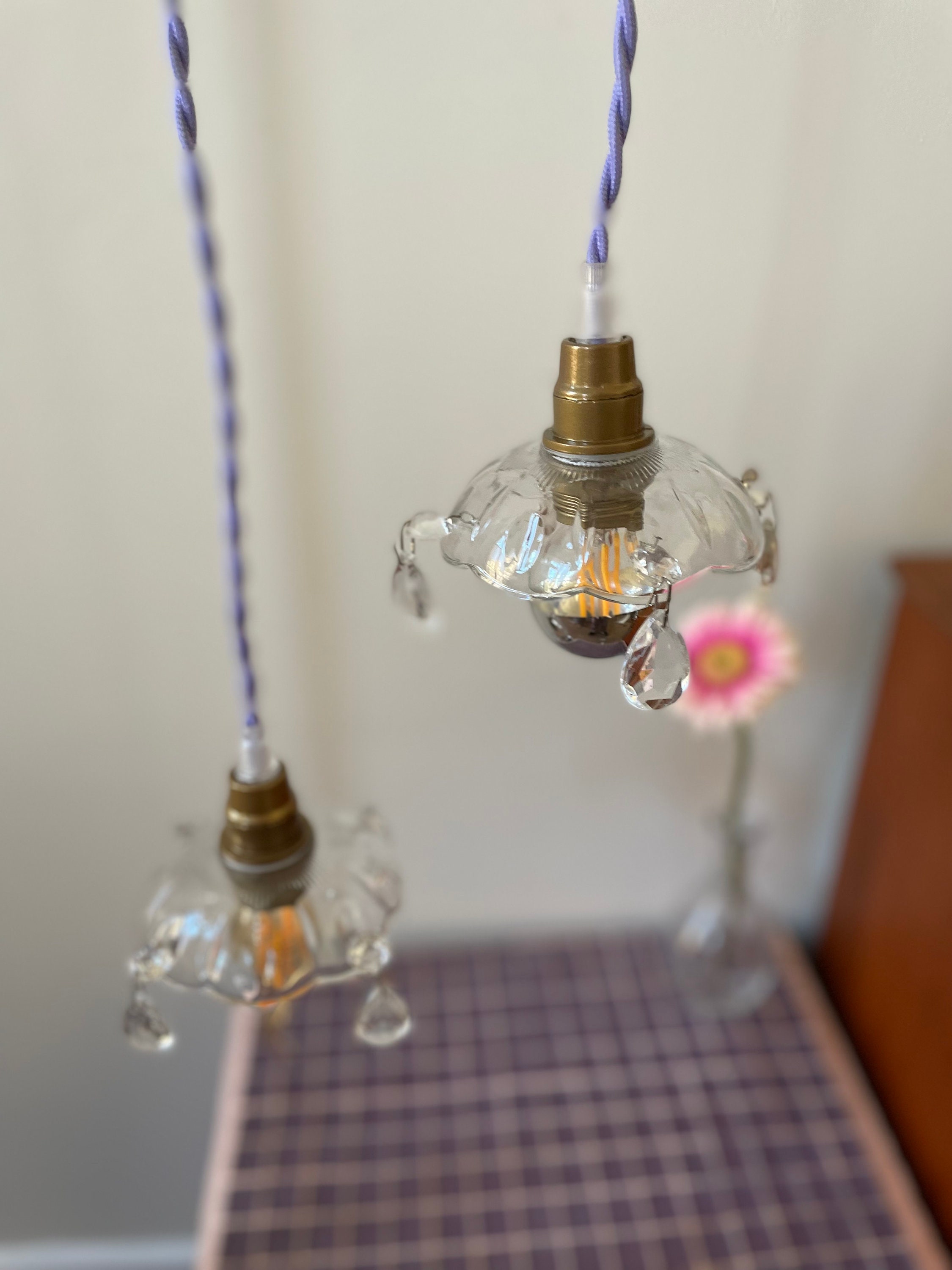 Lampe Baladeuse en Verre