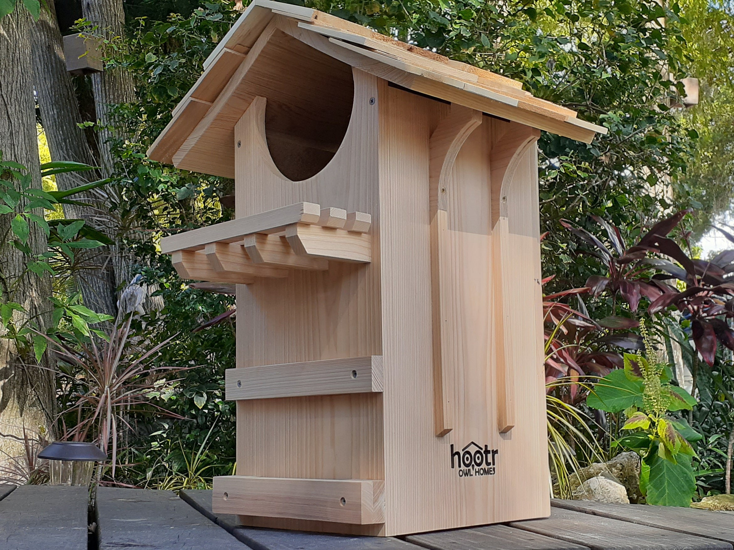 American Craftsman Owl Houses For Horned Owl, Burrowing Owl, Screech Owl, Barred Owl, Nesting