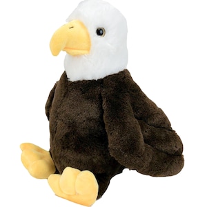 RECORDABLE EAGLE Stuffed Animal, 16&quot; Plushie, Ultrasound Plush, Memorial Bear, Military Deployment, Personalized,  Gift