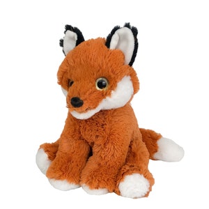 WEIGHTED FOX Stuffed Animal, 8 Inches, Super Soft Plush, Anxiety Plushie, Therapy Plushie