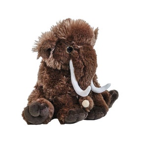 MAMMOTH STUFFED Animal, 8 Inches, Order Stuffed or Unstuffed With a Fiber Pack, Wildlife Plushie, DIY Kit