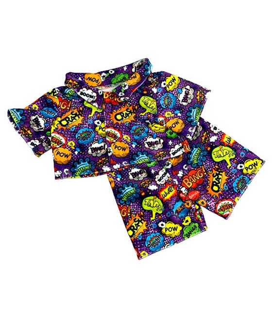SUPERHERO Pjs Stuffed Animal Outfit Fits 6 to 8 inch Plush Animals