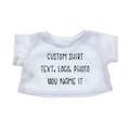 CUSTOM Stuffed Animal T-SHIRT, Fits 8 Inch Stuffed Animals, Plushie Clothing, Personalized Photo and Text Shirt