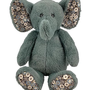 RECORDABLE ELEPHANT Stuffed Animal, 16&quot; Plushie, Ultrasound Plush, Memorial Bear, Military Deployment, Personalized,  Gift