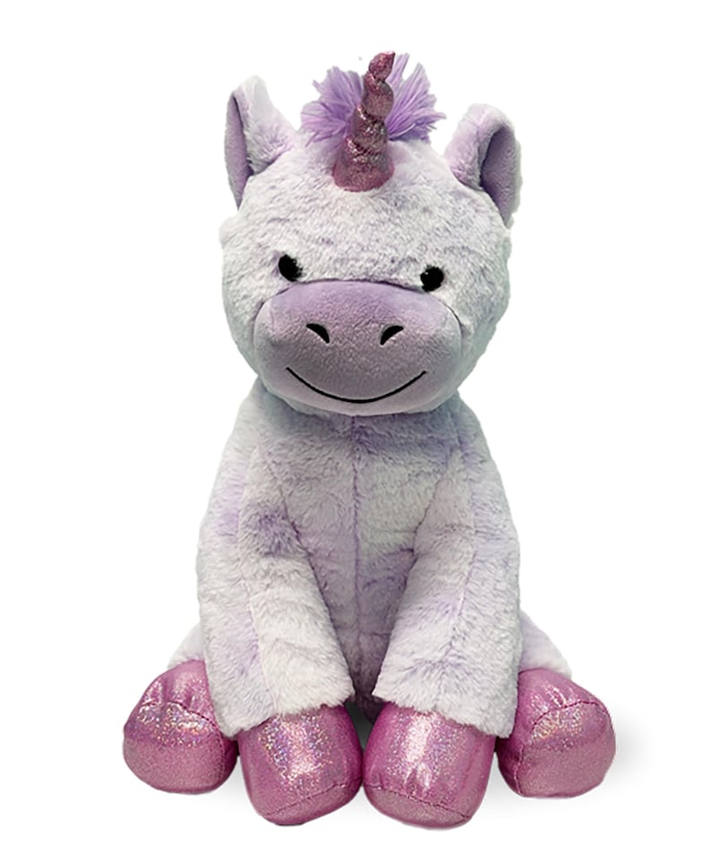 WEIGHTED STUFFED Animal, 16" Plushie, Sensory Comfort Toy, Anxiety Calming Plushie, Emotional Support Pet, Cuddly, Gift Unicorn - Sparkly