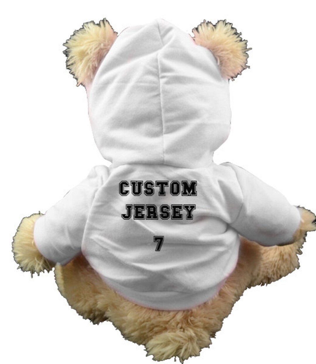 CUSTOM JERSEY Hoodie Fits BAB & 14 to 16 Inch Stuffed Animals Teddy