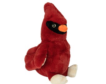 WEIGHTED CARDINAL Stuffed Animal, 16" Plushie, Sensory Comfort Toy, Anxiety Calming Plushie, Emotional Support Pet, Cuddly, Easter Gift