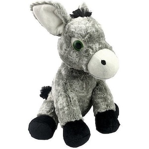 DONKEY Stuffed Animal, 16&quot; Plushie, Make your Own Stuffie, Soft and Cuddly, DIY Kit