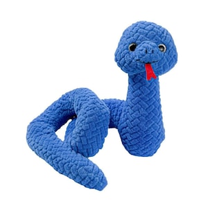 16" Plush Snake Stuffed Animal, Soft Cuddly DIY Kit