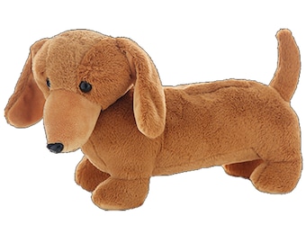 DACHSHUND Stuffed Animal, 16" Plushie, Make your Own Stuffie, Soft and Cuddly, DIY Kit