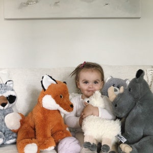 FOX Stuffed Animal, 16&quot; Plushie, Make your Own Stuffie, Soft and Cuddly, DIY Kit