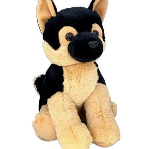WEIGHTED STUFFED Animal, 16" Plushie, Sensory Comfort Toy, Anxiety Calming Plushie, Emotional Support Pet, Cuddly, Gift Dog - Shepherd