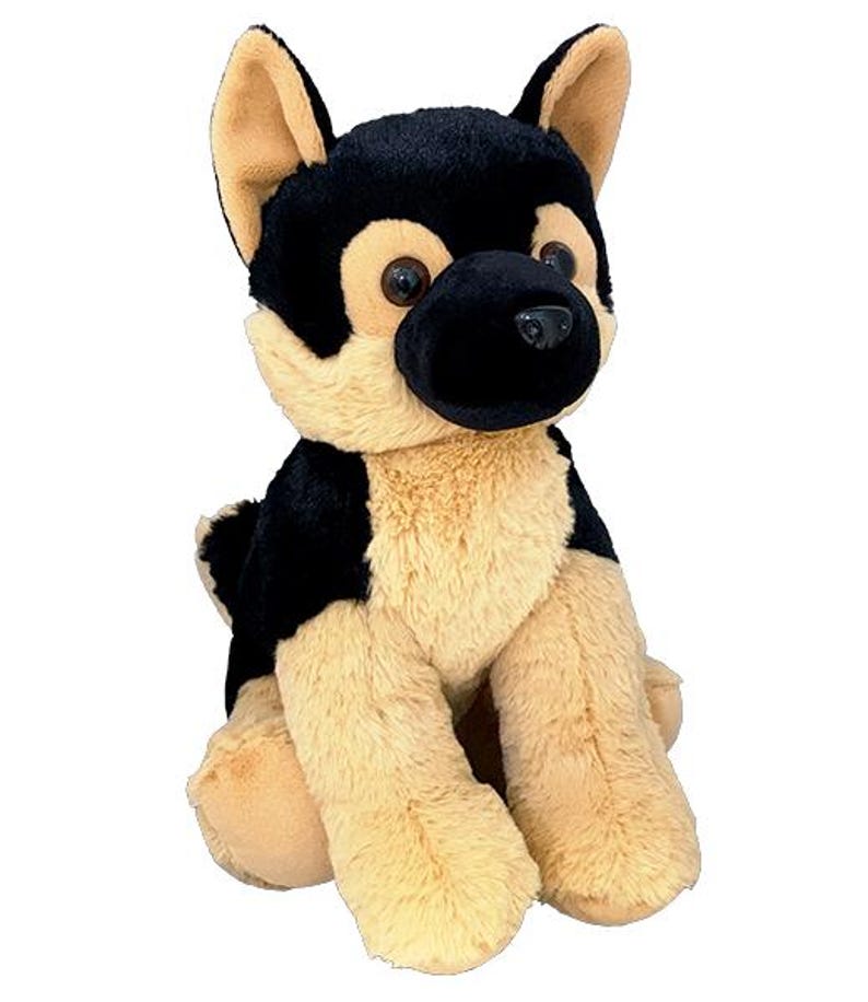 WEIGHTED STUFFED Animal, 16" Plushie, Sensory Comfort Toy, Anxiety Calming Plushie, Emotional Support Pet, Cuddly, Gift Dog - Shepherd