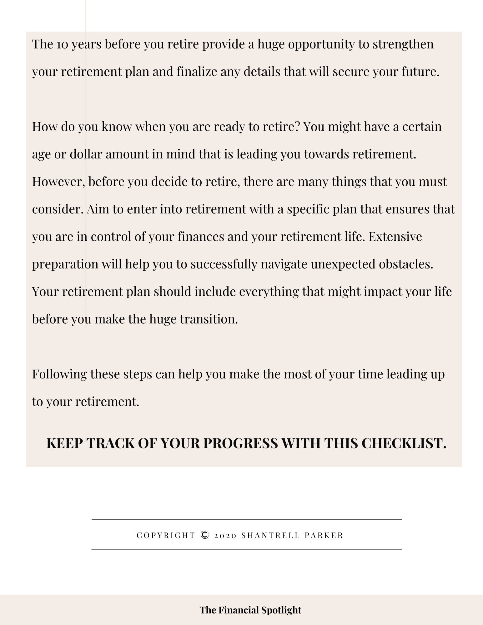 Retirement Planning Guide Example Retirement Planning Guide | How to Retire | Step-by-step Retirement ...