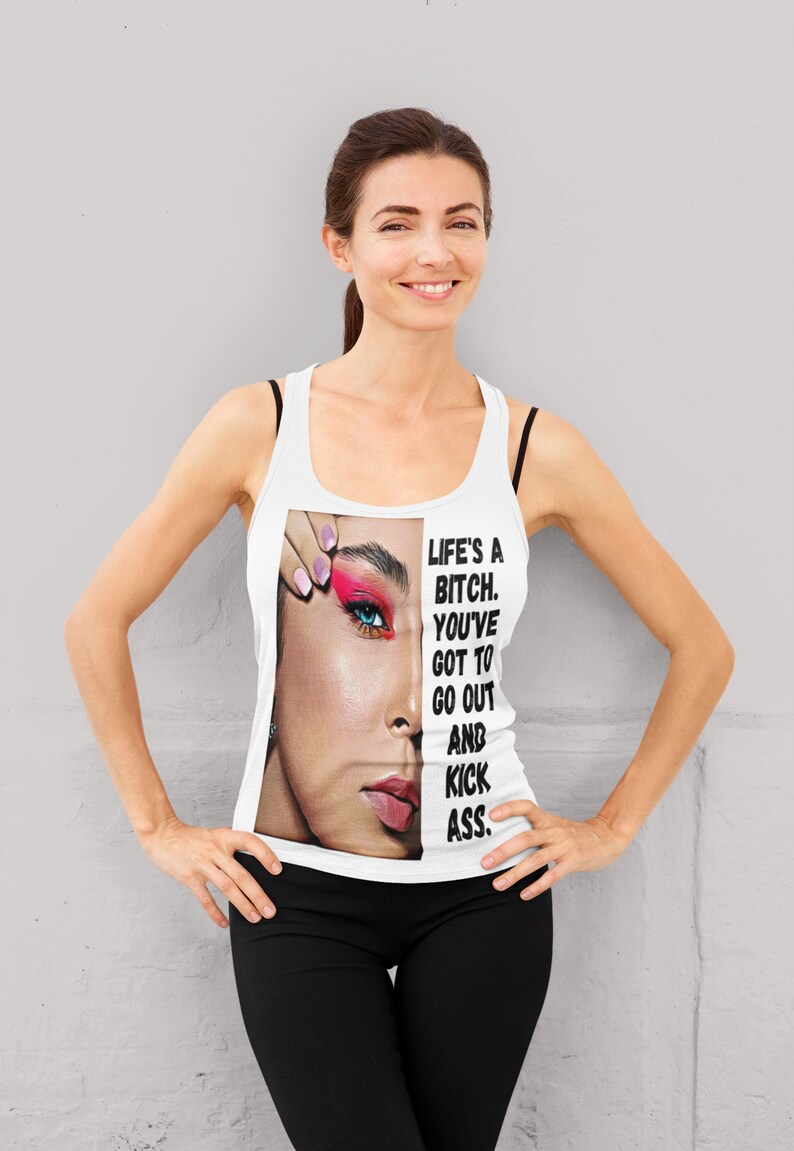 White woman clip art White woman svg Life/'s A BITCH svg White woman image Strong woman png SVG files for cricut Feminist SVG