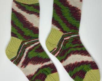 Calcetines tejidos a mano / Talla UK 3-4 (EU 35.5-37)