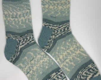 Calcetines tejidos a mano / talla 8-9