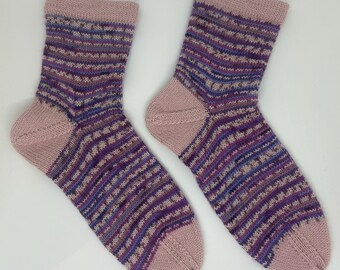 Calcetines tejidos a mano / Talla 4-5 (Reino Unido)