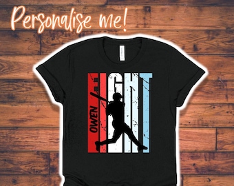 Kids Personalized 8th Baseball Shirt - Boys 8 Today Baseball Boy Shirt Fully Customized With Name  Cool Retro Baseball Birthday Tee
