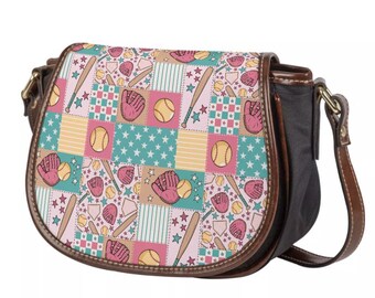 Coquette Baseball CrossBody Bag for Women And Teens