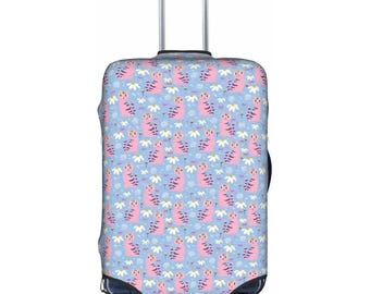 Funda para maleta con diseño de gatos adorables para niños y adultos.