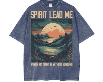 Spirit Lead Me Shirt for Men and Women, Faith T-Shirt, Christ TShirts, Belief TShirt, Christian Shirts, Catholic Tees, Religious Gifts