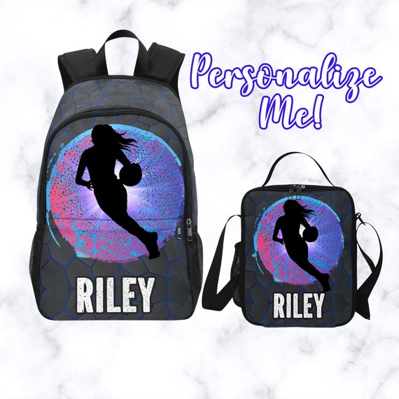 Girls Basketball Backpack Personalized With Name Custom Backpack