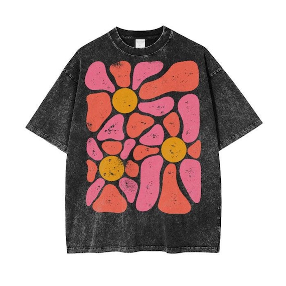 Cool Oversized Shirt for Men And Women, Abstract Art TShirt