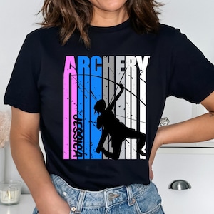 Personalized  Archery Shirt With Name  on,  Archery TShirt for Women, Gifts for Girls Who Love Archery   , Archers Shirts for Moms Sisters
