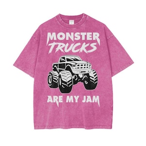Monster Truck Shirt for Women, TShirt Oversize for Truck Women,   Gift for Monster Truck Driver Women, Streetwear Unisex Oversized
