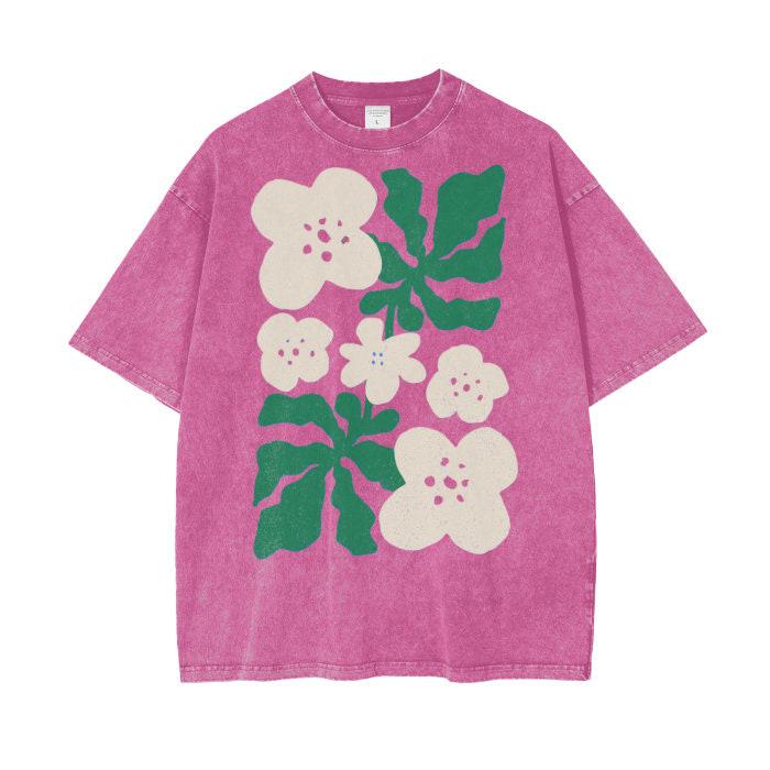 [ STIGMA ]★23 FLOWER OVERSIZED T-SHIRTS Item Stigma 23 FLOWER OVERSIZED T-SHIRTS BLACK | GVG