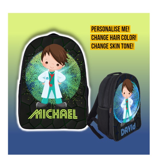 Personalized Boys Doctor Backpack Back to School Bag for Doctor Kids Customized Gift for Young Sons of Doctors or Surgeons Surgical Etsy