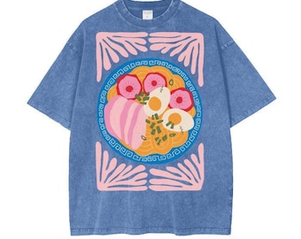 Oversized Ham, Tomato and Eggs Shirt for Men And Women,