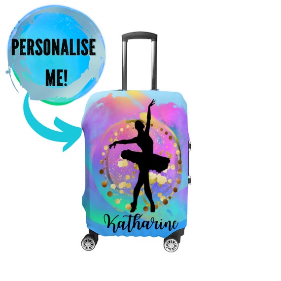 Personalized Girls Ballet Luggage Cover Custom Cover for Suitcase for Ballerina Girls Vacation Gifts for Ballet Daughter on Competition Etsy Australia