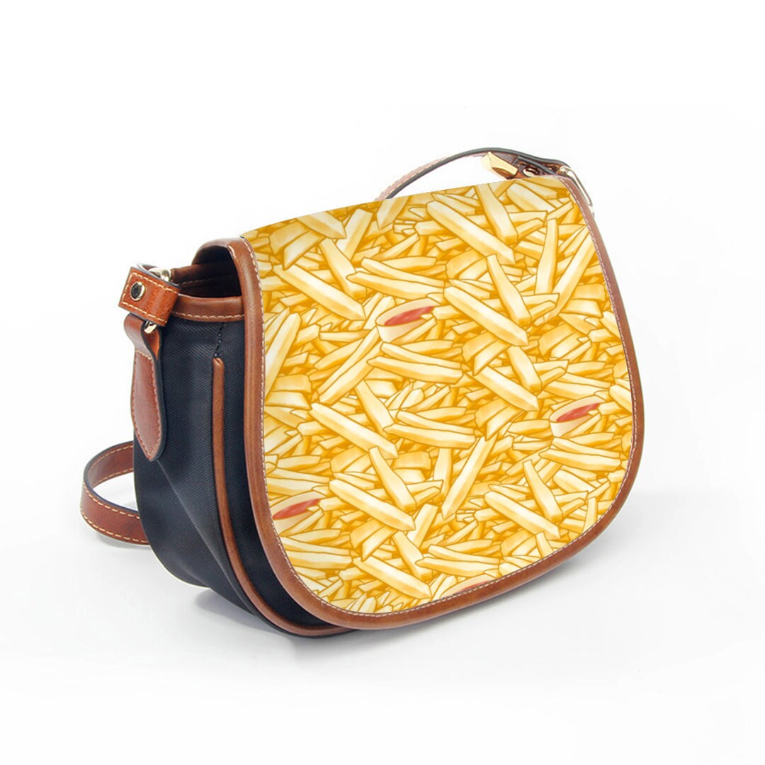 Funny Fries Bag Fries Cross Body Bag With Shoulder Strap - Etsy