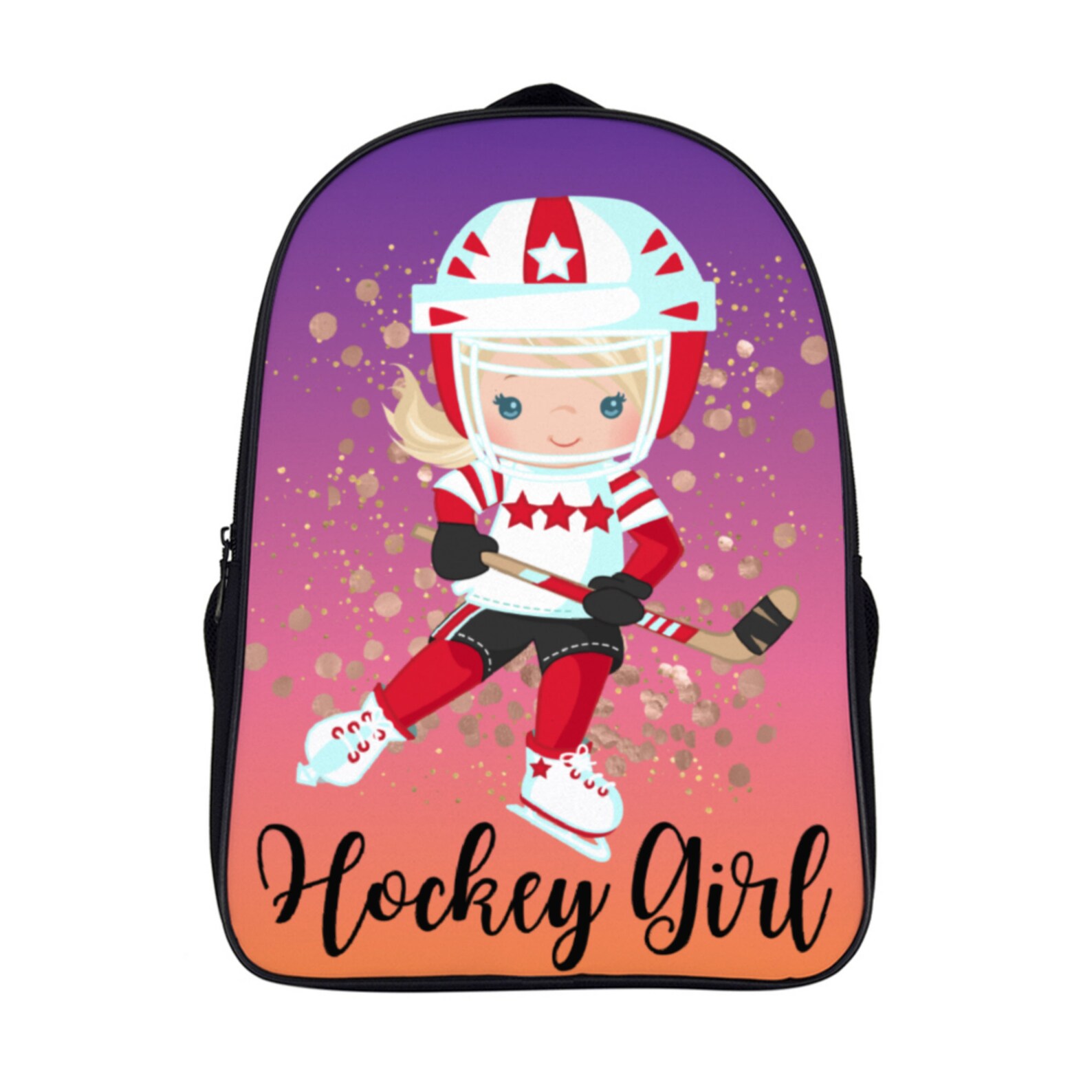 Personalized Ice Hockey Bag for Kids African American Girl Etsy UK
