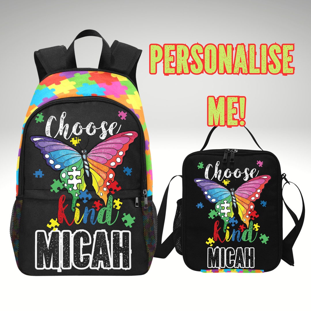 Choose Kindness Autism Backpack Back to School Backpack for Autistic